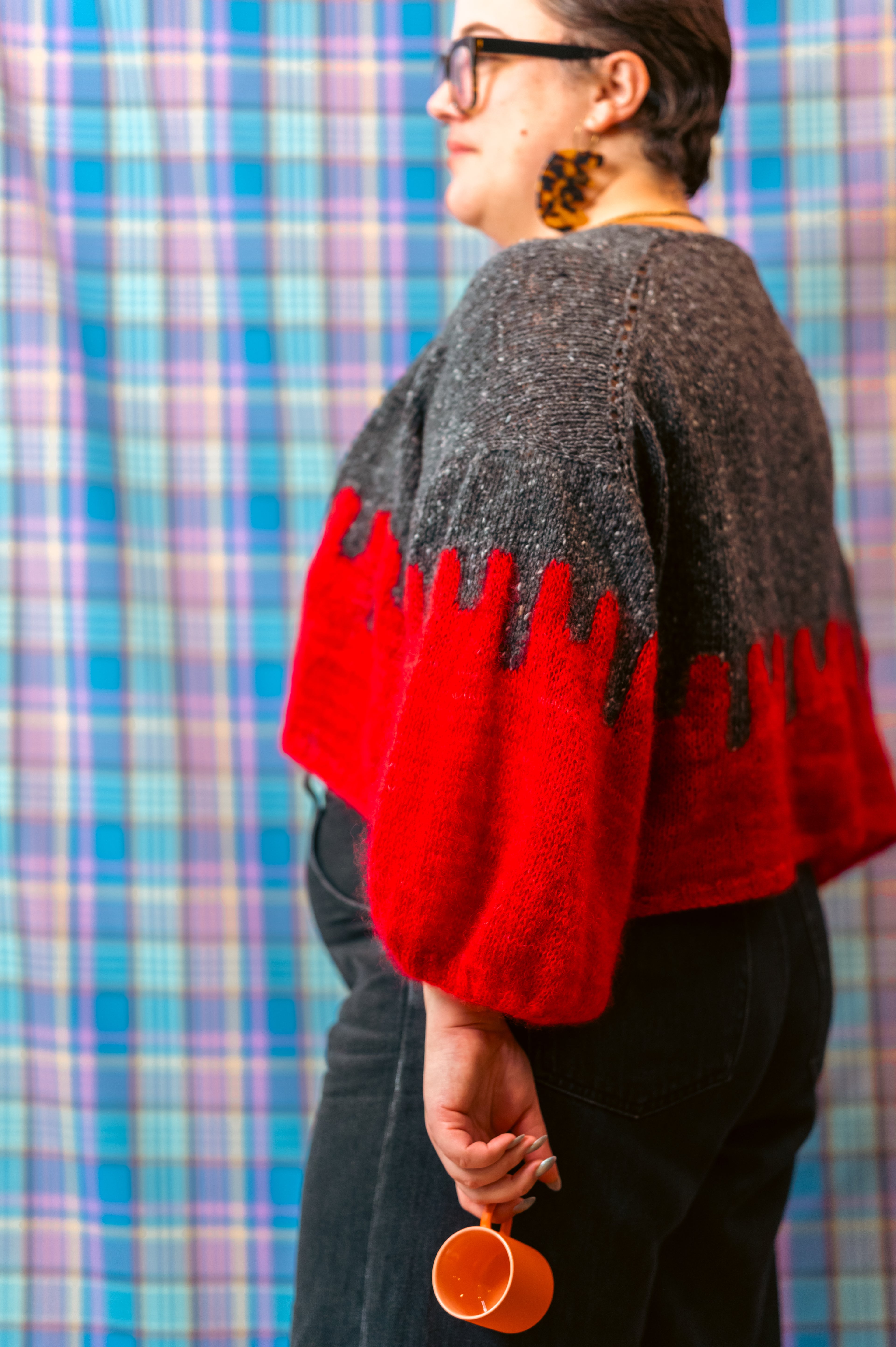 The Drip Cardi. Knitting Pattern