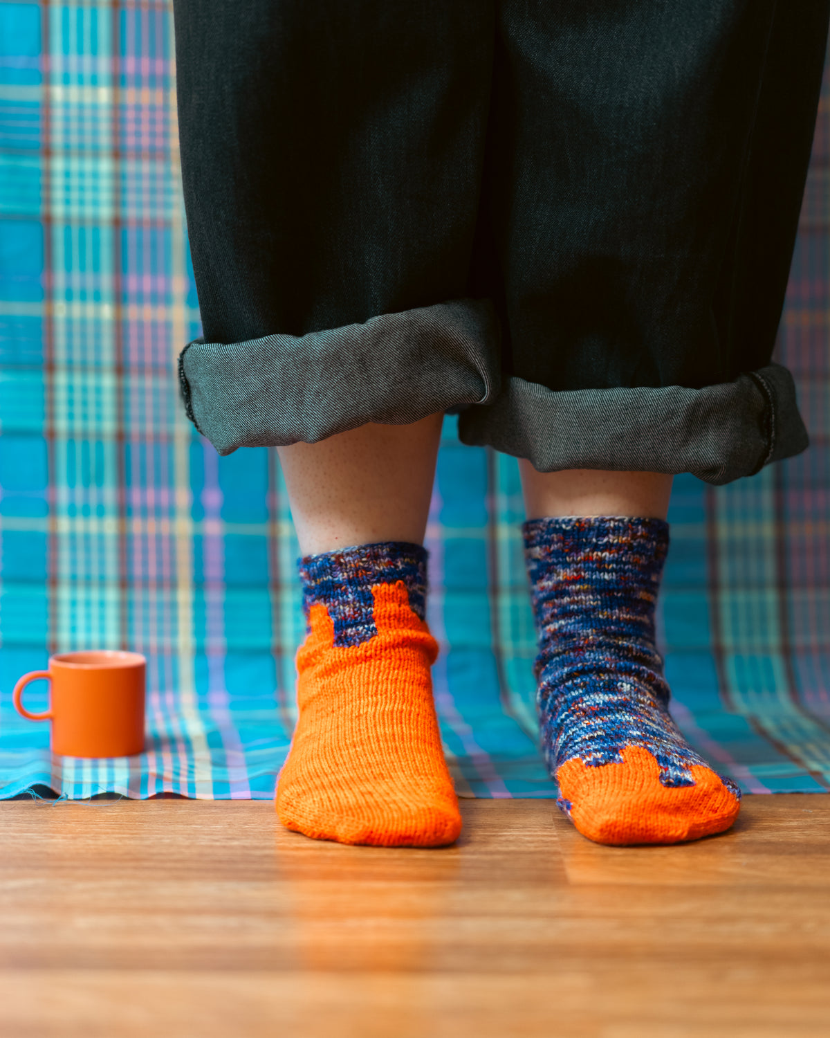 The Drip Socks - Hand Knit Pattern pdf